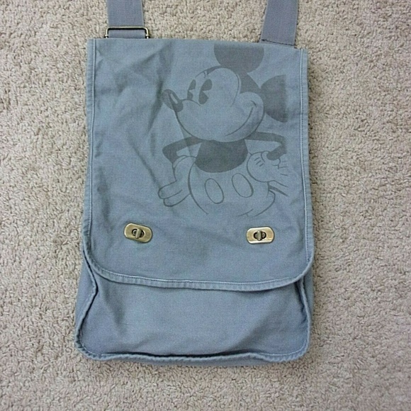 Disney Handbags - Mickey Mouse Messenger Bag Gray Shoulder Crossbody Disney Handbags - Mickey Mouse Messenger Bag Gray Shoulder Crossbody